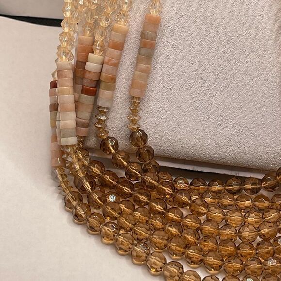 Anthropologie 7 strand necklace - Picture 7 of 10